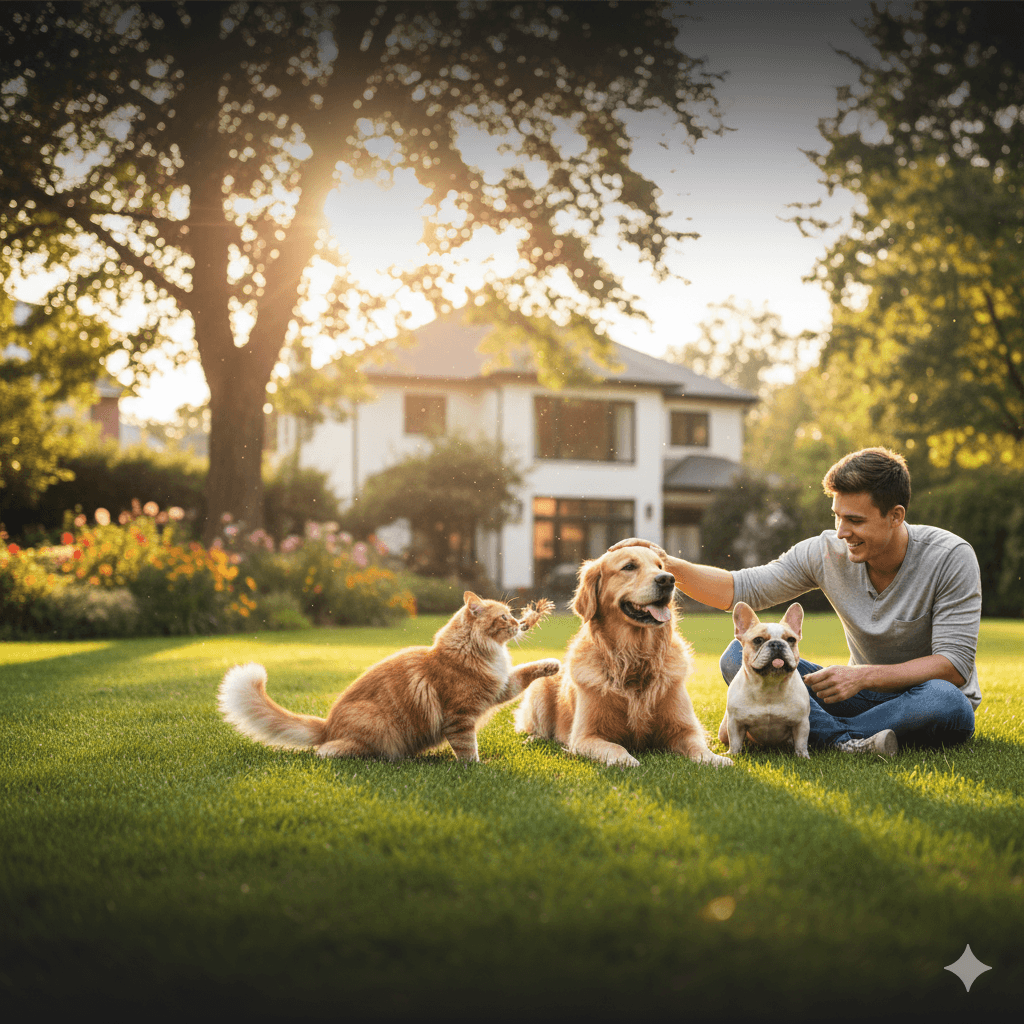 Cachorro e gato felizes - Encontre os melhores serviços pet em Três Lagoas e região